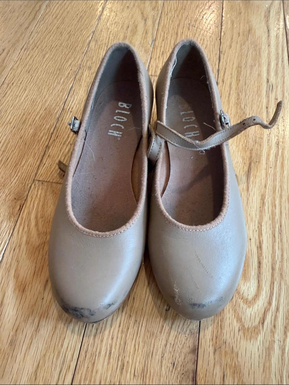 Bloch Kids Beige Mary Jane Ballet Flats